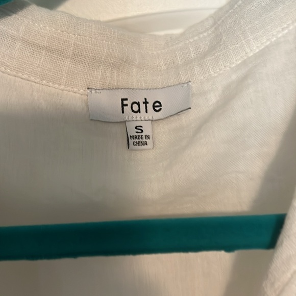 Women’s boutique cream white linen dress size small - Picture 3 of 3